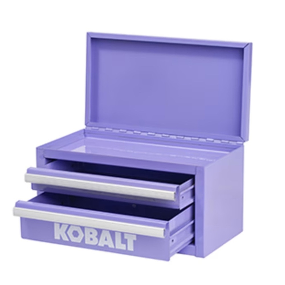 NIB KOBALT Mini Purple Tool Chest
